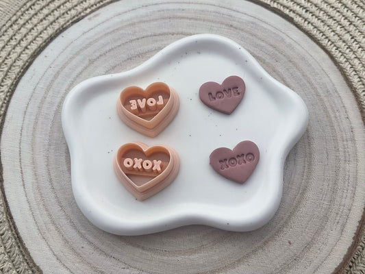 Set decupatoare / cuttere inimă Love XOXO #0142