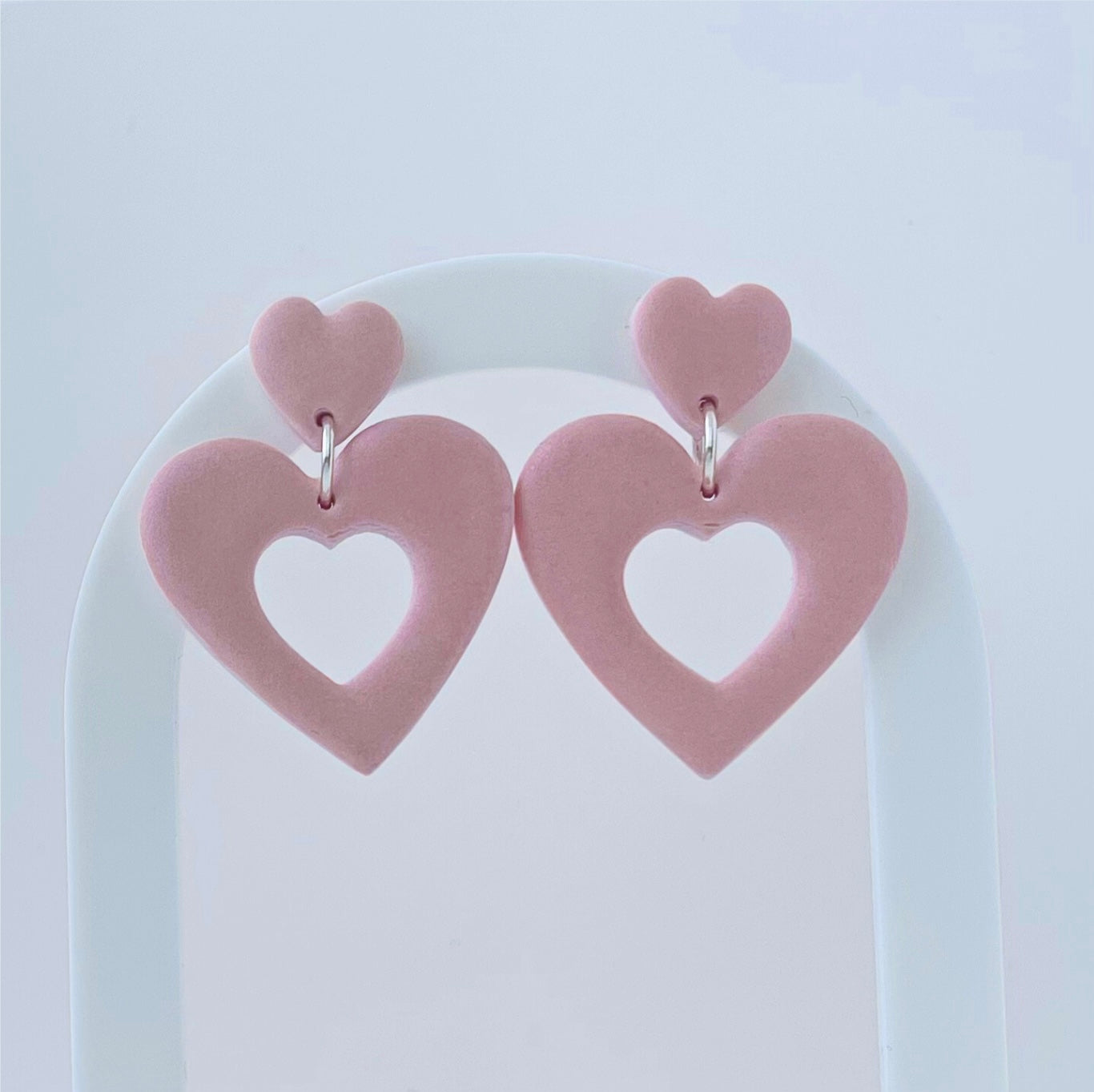 Cercei din lut polimeric LOVE CHARMS