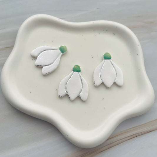 Broșe mărțișor din lut polimeric SPRING BLOOM