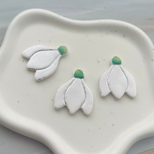 Broșe mărțișor din lut polimeric SPRING BLOOM