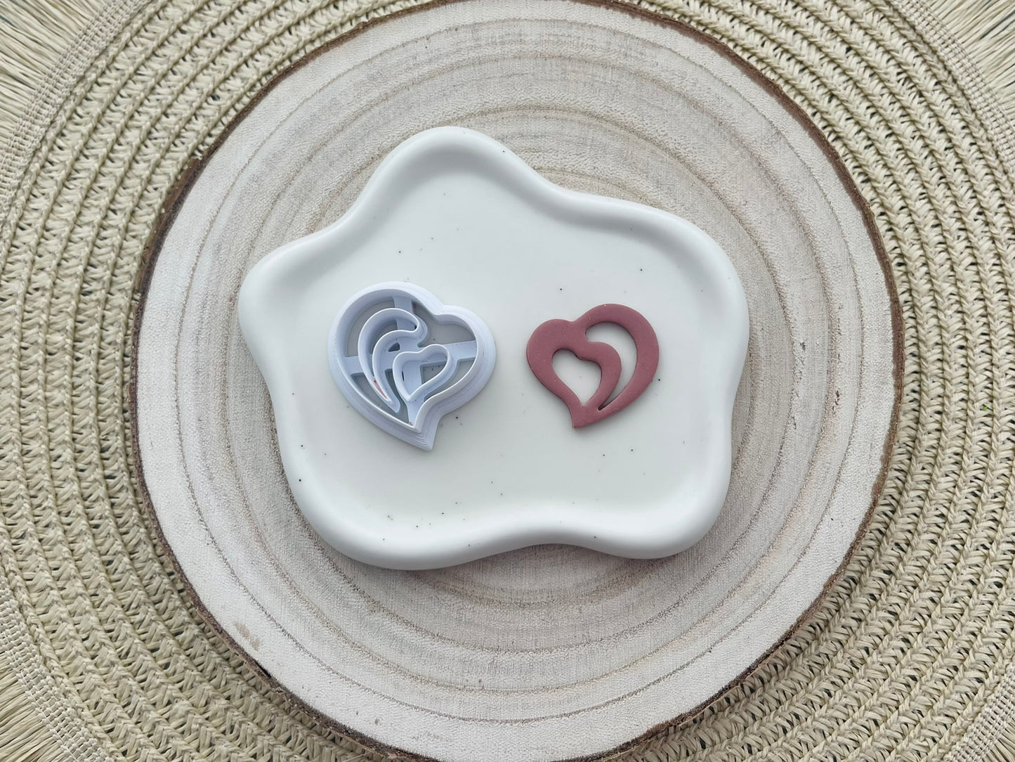 Set decupatoare / cuttere inimă #0136