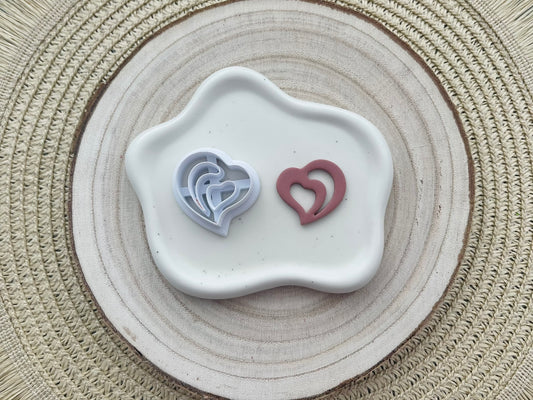 Set decupatoare / cuttere inimă #0136