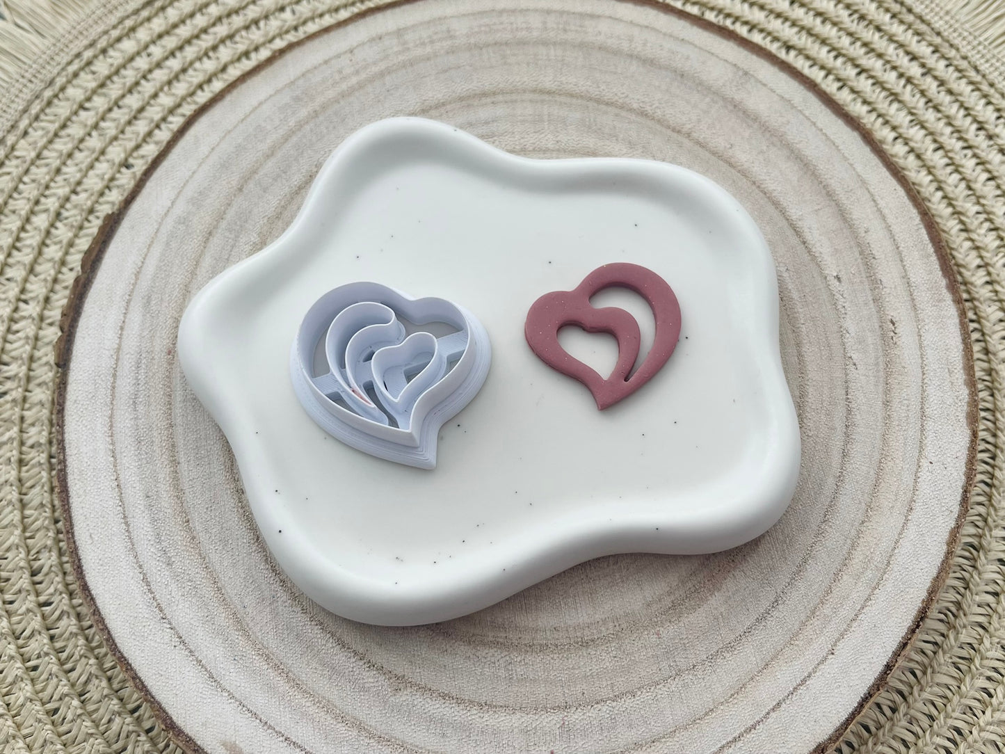 Set decupatoare / cuttere inimă #0136