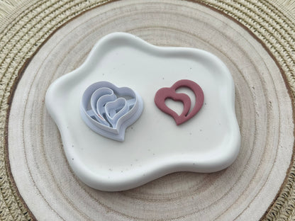 Set decupatoare / cuttere inimă #0136