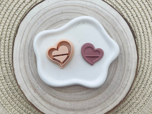 Set decupatoare / cuttere inimă #0139