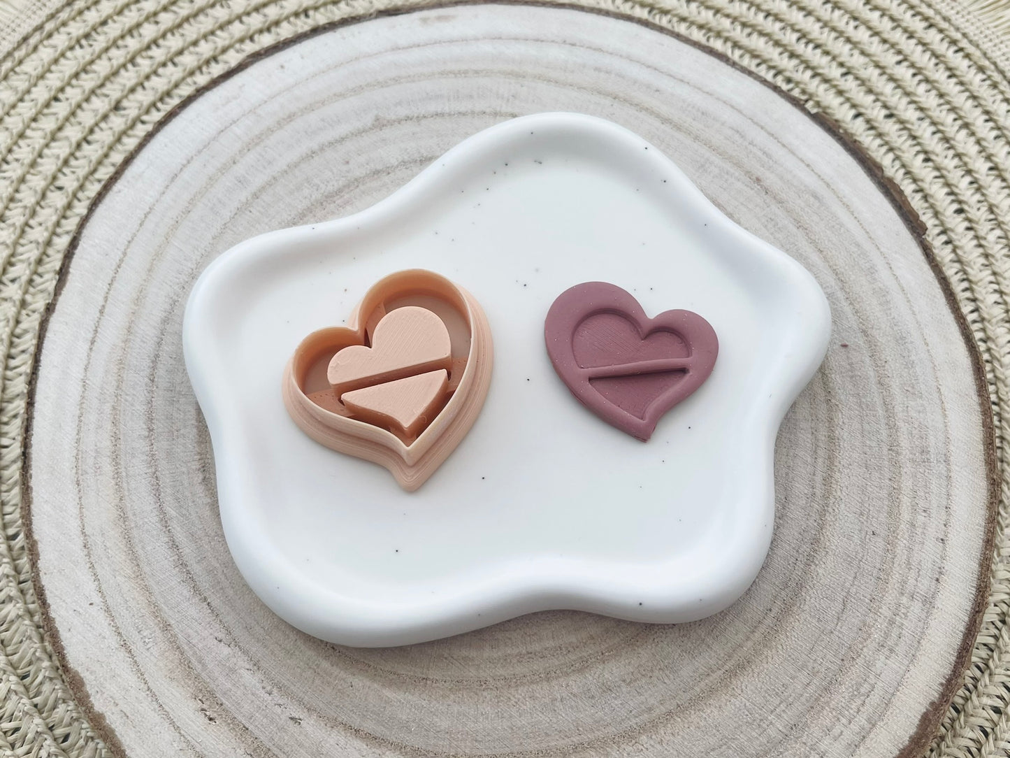 Set decupatoare / cuttere inimă #0139