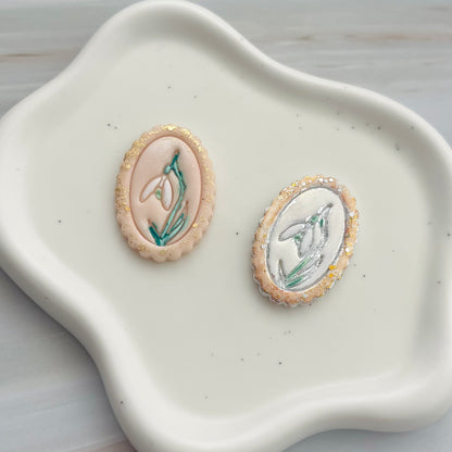 Broșe mărțișor din lut polimeric SPRING GRACE