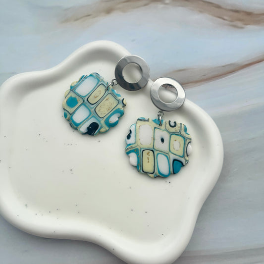 Cercei din lut polimeric OCEAN TILES