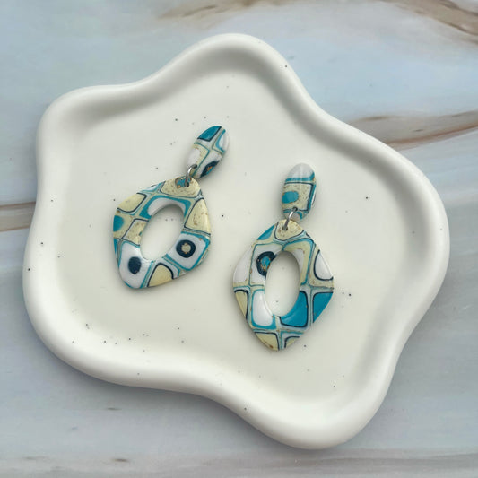 Cercei din lut polimeric OCEAN RINGS