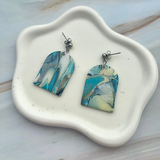 Cercei din lut polimeric OCEAN WAVES