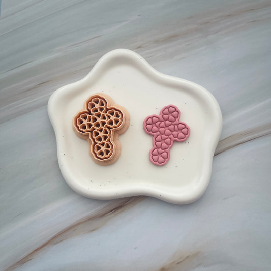 Decupator / Cutter cruce flori #0207