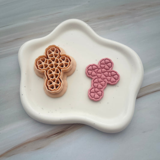 Decupator / Cutter cruce flori #0207