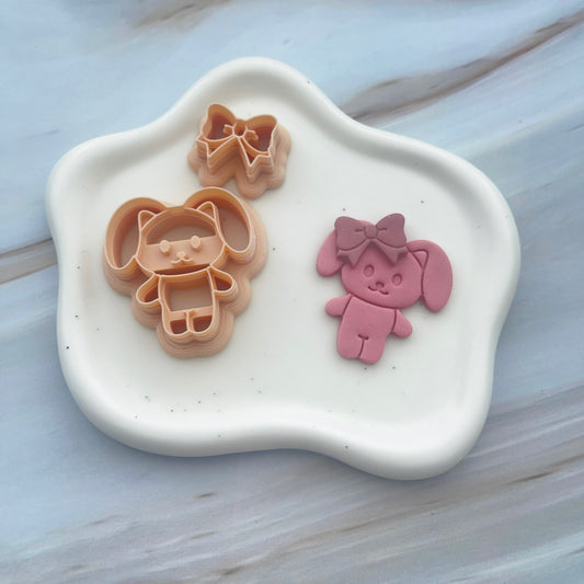 Set decupatoare / Cuttere iepure cu fundă #0218