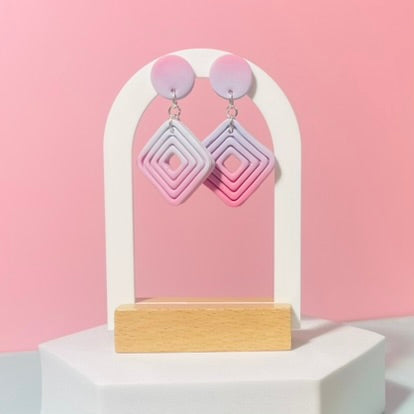 Cercei din lut polimeric BLUSH SKIES