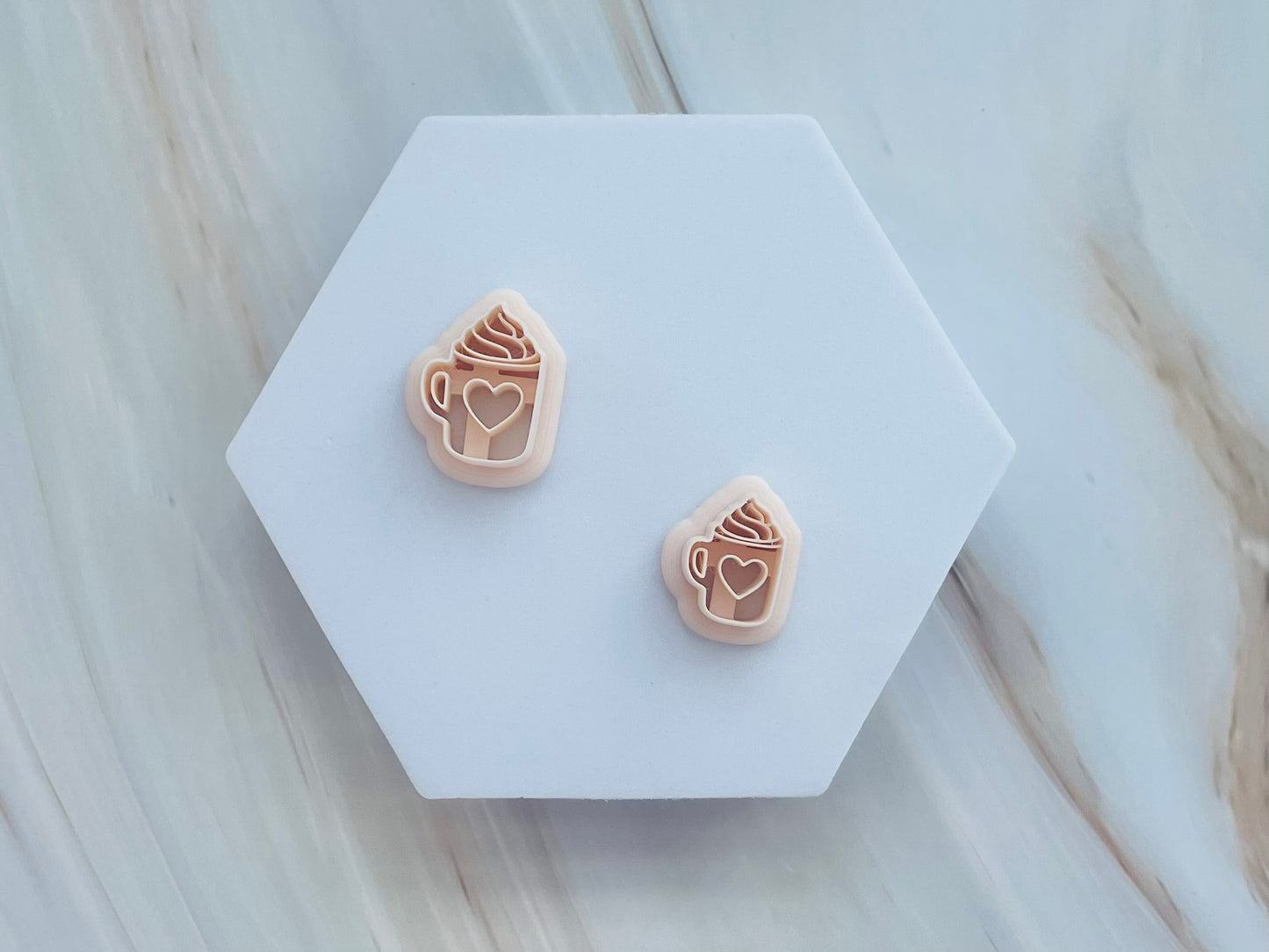 Set decupatoare / cuttere cană inimă #0129