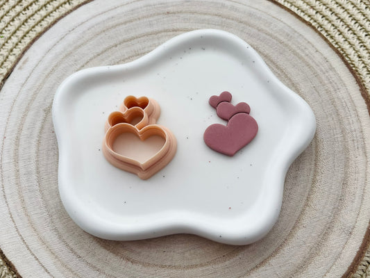 Set decupatoare / cuttere inimi #0146